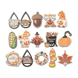 Wood Pendants, Thanksgiving Theme