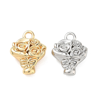 Латунные подвески на день святого валентина, букет подвесок