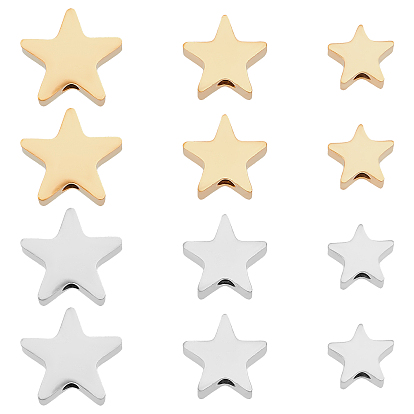 304 Stainless Steel Beads, Star