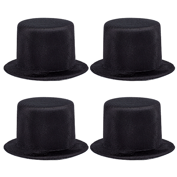 Круглая шляпка-фасинатор из полиэстеровой ткани EVA для куклы.