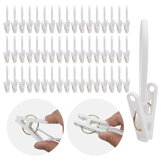 120шт. пластиковые зажимы для сушки одежды с веревкой