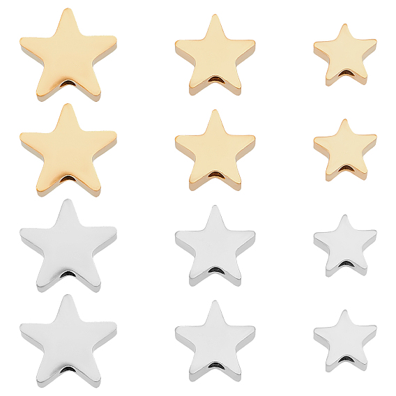 304 Stainless Steel Beads, Star