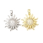 Латунные подвески с фианитами, солнечные чары, долговечный