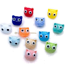 Polymer Clay Beads, Cats