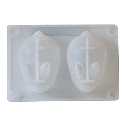 Rabbit Display Decoration Food Grade Silicone Mold, Resin Casting Molds, for UV Resin, Epoxy Resin Craft Making