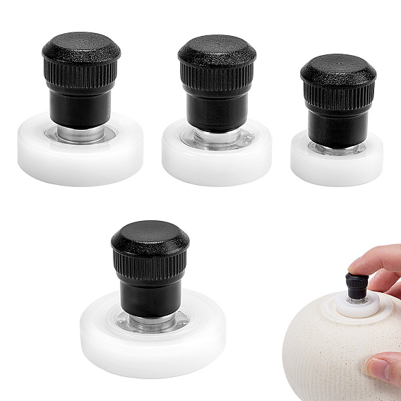 4Pcs Alloy & Plastic Center Point Locator Convenient for Beginners Ceramic Trimmer Tools, Pottery Tools