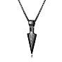 Alloy Pendant Necklaces for Men, Stainless Steel Box Chain Necklace
