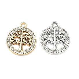 Подвески из сплава и страза, Дерево прелести, uv покрытие