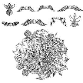 Набор для поиска ювелирных изделий из феи своими руками, включая бусины и подвески из сплава, крыло и ангел и бабочка