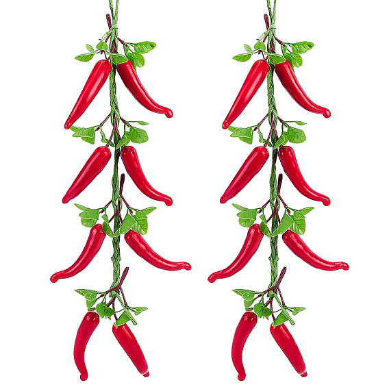 Искусственная висячая овощная лоза из пенопласта, для кухни, оформление ресторанов и вечеринок