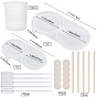 Gorgecraft DIY Coin Collection Capsule Making Kits, with Silicone Molds, Silicone 100ml Measuring Cup, Plastic Transfer Pipettes, Birch Wooden Craft Ice Cream Sticks, Latex Finger Cots