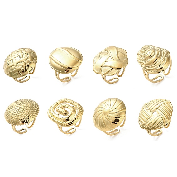 304 палец кольца из нержавеющей стали, реальный 18 k позолоченный