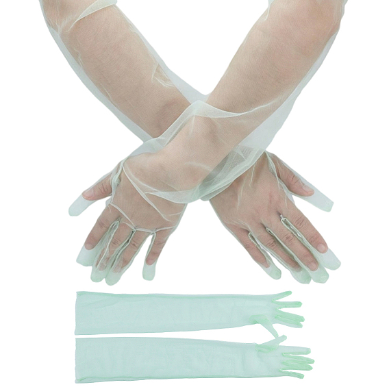 2 пары тюлевых перчаток, для свадебных принадлежностей невесты