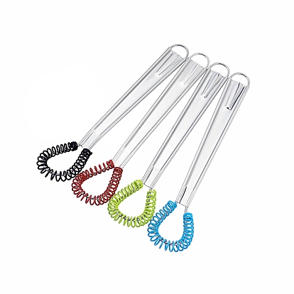 430 взбиватель яиц из нержавеющей стали, с силиконовой головкой, инструмент для выпечки своими руками