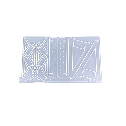 Силиконовые формы для демонстрации сережек своими руками, формы для литья смолы, прямоугольные