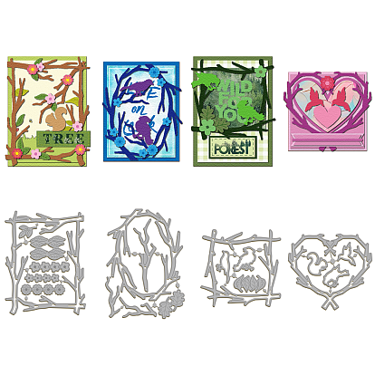 Углеродистая сталь разрезает трафареты, для diy scrapbooking, Фотоальбом, декоративная бумага для тиснения, форма для поздравительных открыток