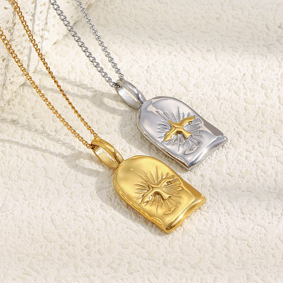 Религия 316l хирургическая нержавеющая сталь арочная подвеска в виде птицы Святого Духа для женщин