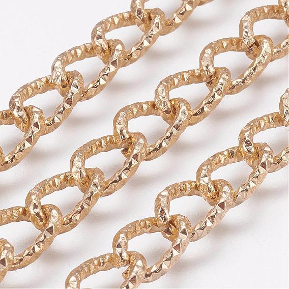 Aluminium Twisted Curb Chains, Unwelded
