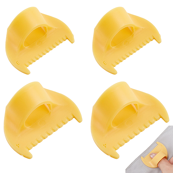 4шт. 2 виды пластиковых швейных шаблонов-линеек, линейка для швейной машины, Новый шаблон-линейка для бытовой швейной машины