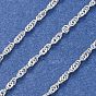 304 Stainless Steel Link Chains, Soldered, with Spool