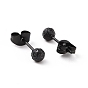 304 Stainless Steel Ball Stud Earrings for Women