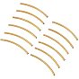 Brass Tube Beads, Curved