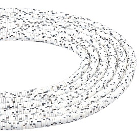 Nbeads 10 brins brin de perles d'argile polymère faites à la main. accessoires de bricolage pour la fabrication de bracelets et de colliers, plat rond