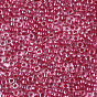 Glass Seed Beads, Fit for Machine Eembroidery, Transparent Inside Colours, Round