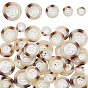 40шт 5 стили смоляные кнопки, аксессуары, 4-луночное, плоско-круглые