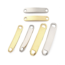 201 звенья / соединители из нержавеющей стали, изогнутые овальные, штамповка пустой метки