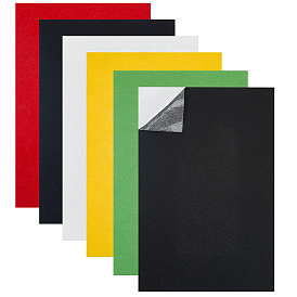 10 шт. 5 цвета прямоугольник самоклеящаяся фетровая ткань, поделки товары для рукоделия