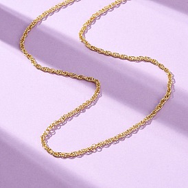 2 мм латунь веревку цепи ожерелья, стойки покрытие, без свинца и без кадмия, долговечный