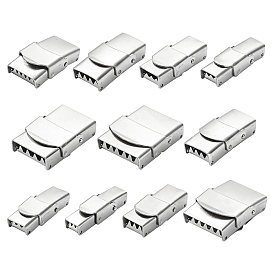 11шт. 11 варианты застежек для ремешков часов из нержавеющей стали, прямоугольные