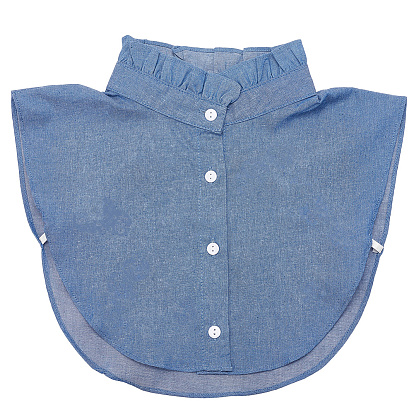 Съемные хлопковые воротники для рубашек, край аппликации для шитья одежды, аксессуары для одежды diy