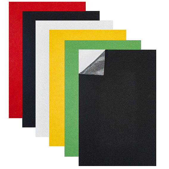 10 шт. 5 цвета прямоугольник самоклеящаяся фетровая ткань, поделки товары для рукоделия