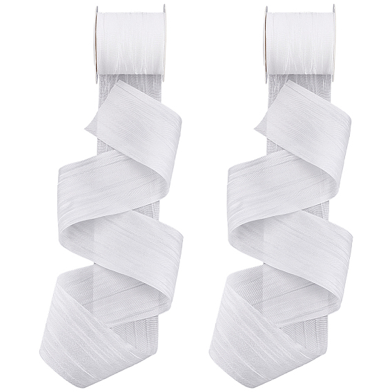 Polyester Wrinkle Ribbons, for Gift Packaging