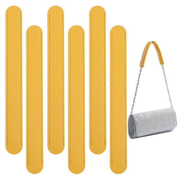 6шт. набивка для ремня сумки из искусственной кожи, нескользящая ручка сумки, защитная крышка плечевого ремня для сброса давления