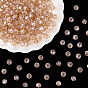 Electroplate Glass Beads, AB Color Plated, Faceted, Rondelle