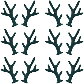 40шт. бархатные рога снеговика, ветка для рук, Рождественские аксессуары для изготовления снеговика