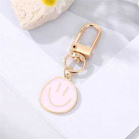 Alloy Enamel Pendant Decorations, Smiling Face