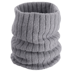 Теплый шарф из однотонной шерстяной пряжи для мужчин и женщин