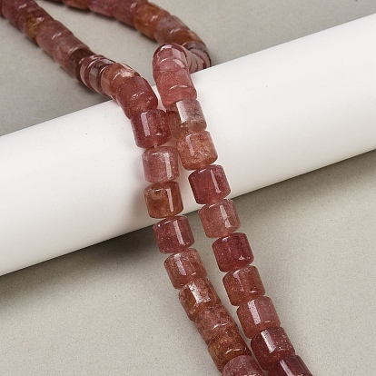 Природного кварца клубники нитей бисера, колонка