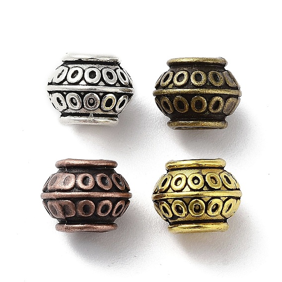 Сплавочные овальные бусины тибетского стиля , без кадмия и без свинца