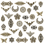 DIY Jewelry Making Kits, including 160Pcs 16 Styles Brass & Iron Filigree Joiners