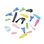 Spray Paint Iron Snap & Alligator Hair Clip Findings