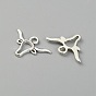 Tibetischer stil Aluminium Anhänger & Charms, Rinderkopf