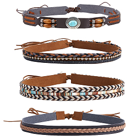 4 шт. 4 стили хрустальные стразы юго-западный ковбойский пояс шляпа, бархатная лента для шляпных аксессуаров