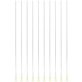 10шт. 304 Дозирующая игла с тупым наконечником из нержавеющей стали и полипропиленовым замком Люэра, иглы аппликатора иглы шприца для измерения жидкости ремесла эпоксидной смолы