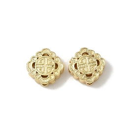 Ромб латунные бусины, ионное покрытие (ip), долговечный, без свинца и без кадмия