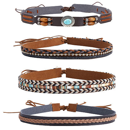 4 шт. 4 стили хрустальные стразы юго-западный ковбойский пояс шляпа, бархатная лента для шляпных аксессуаров